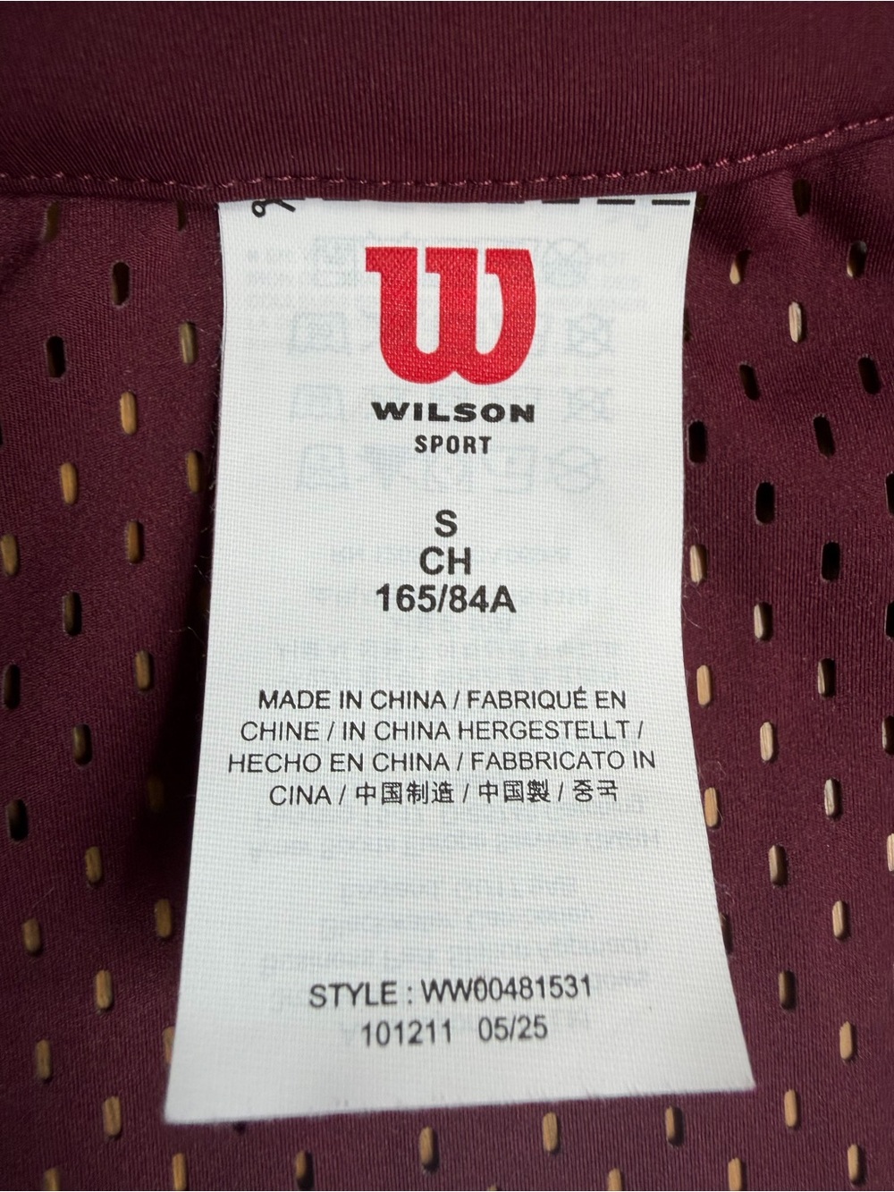 Wilson Winning Tennis Dress Port Royale Burgundy size Small Pleated Unlined - Picture 4 of 14